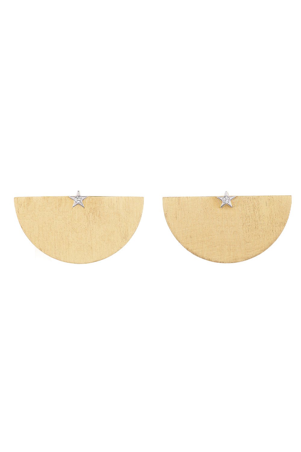 ANNA MACCIERI ROSSI-Ora Half An Hour Earrings-YELLOW GOLD
