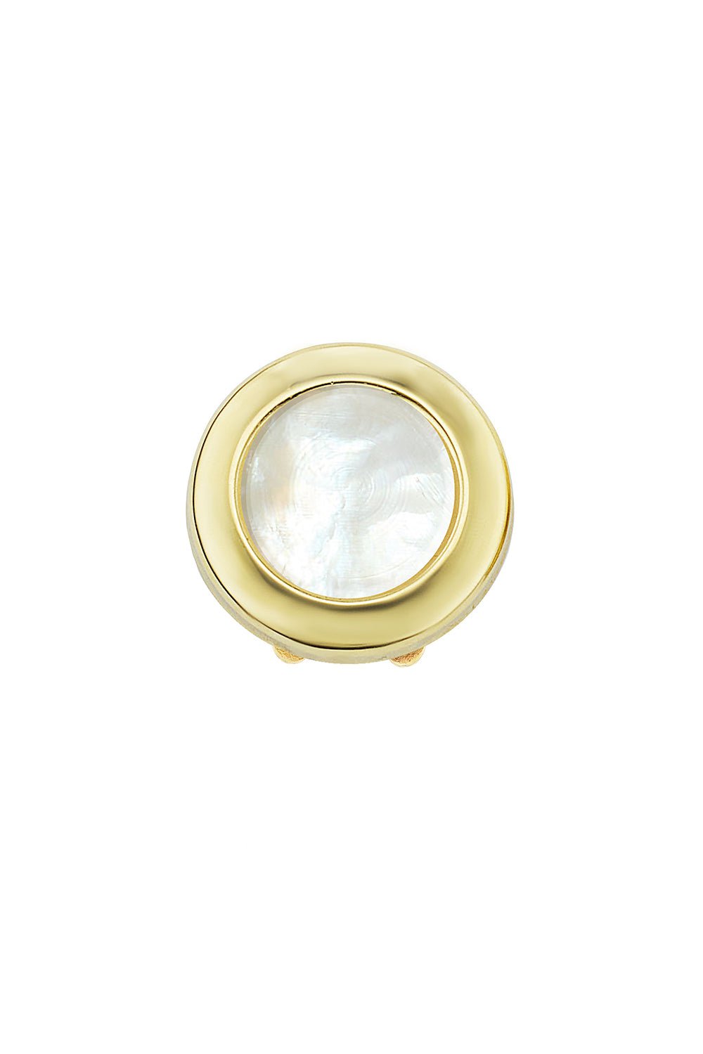 ANNA MACCIERI ROSSI-Pearl Button Cover-YELLOW GOLD
