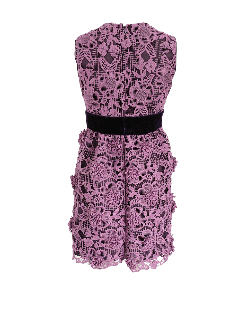 ANNA SUI-Camillia Flower Lace Dress-