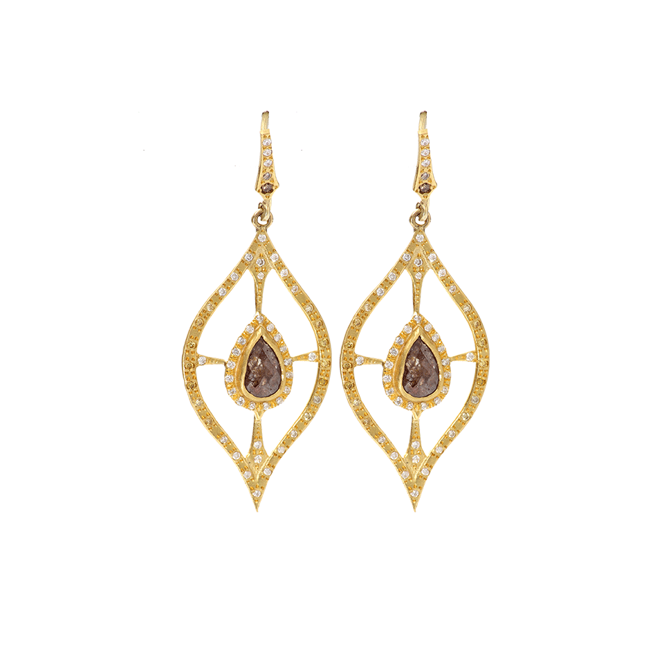 ANNIE FENSTERSTOCK-Golden Ella Earrings-YELLOW GOLD