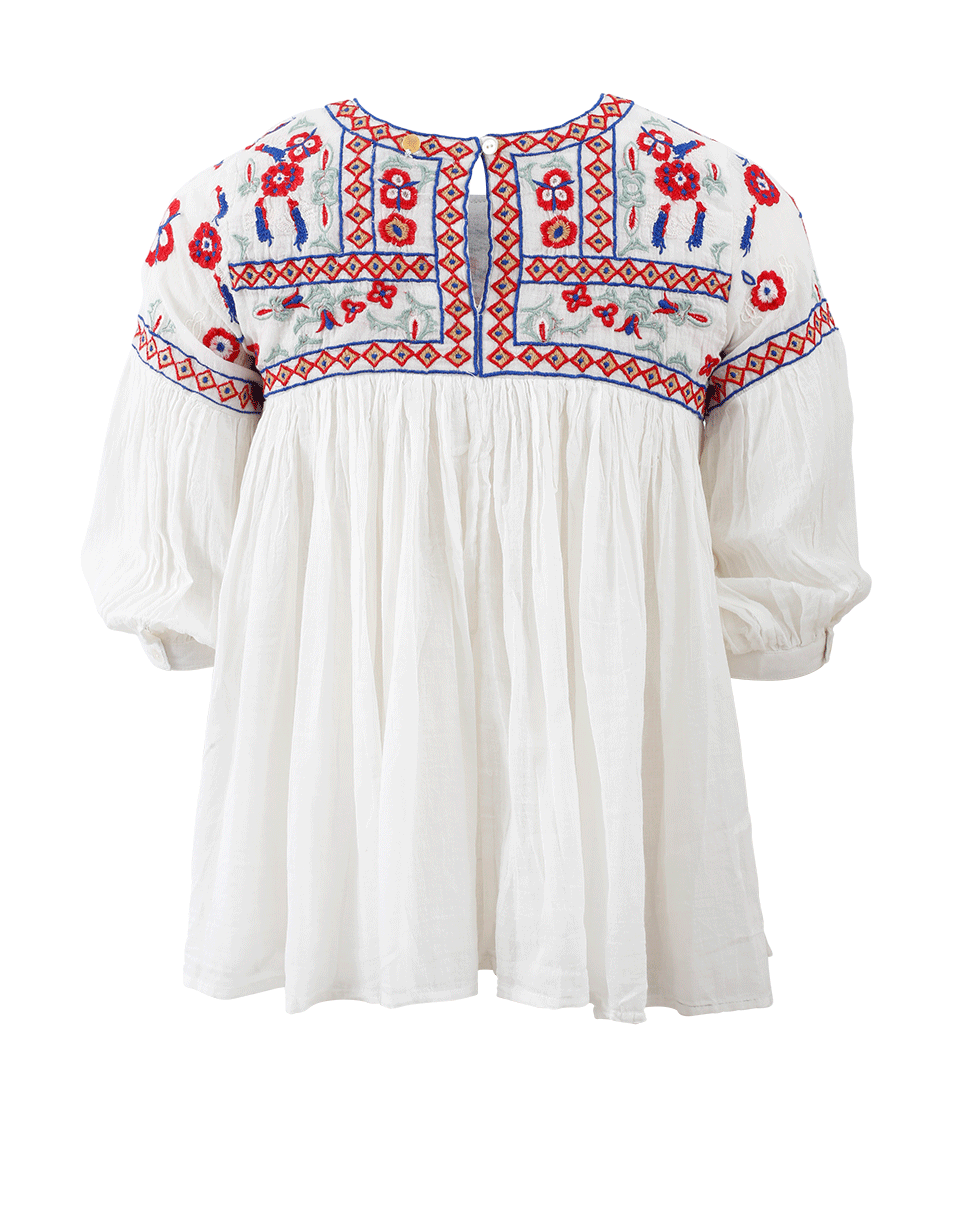 ANTIK BATIK-Floral Embroidered Top-