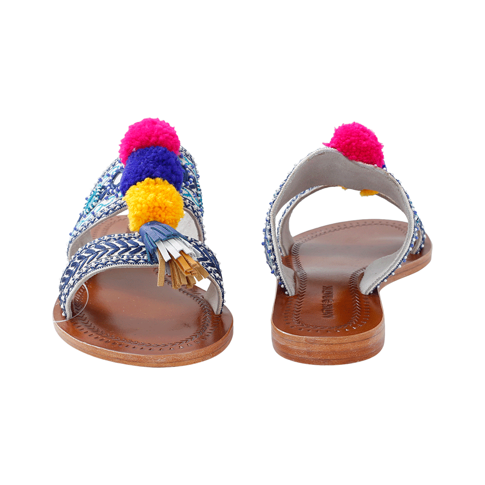 ANTIK BATIK-Pom Pom Slide Sandal-