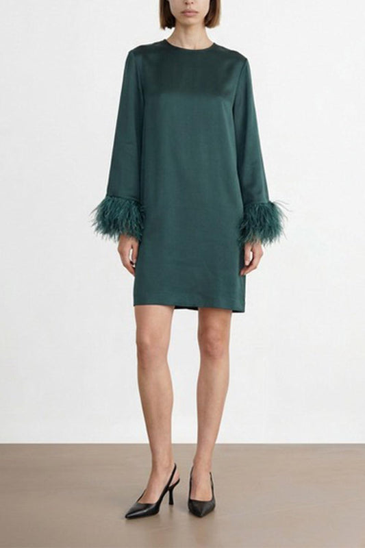 Violetta Dress-GREEN-40-CLOTHINGDRESSCOCKTAIL-ANTONELLI
