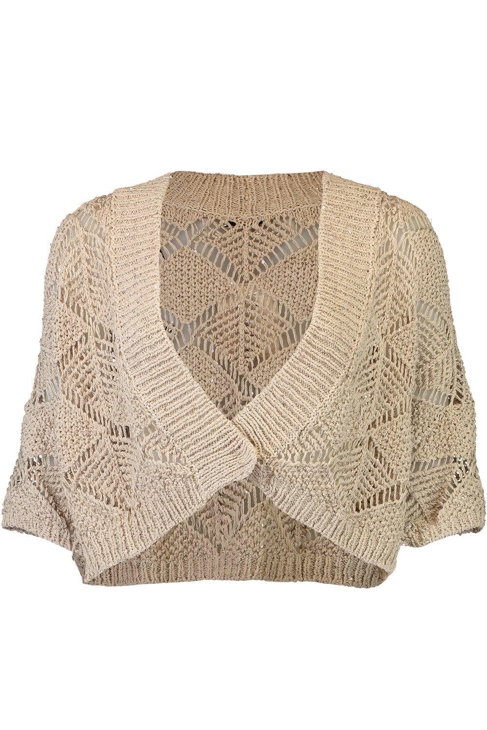 Peonia Cardigan-BROWN-XS-CLOTHINGTOPCARDIGAN-ANTONELLI