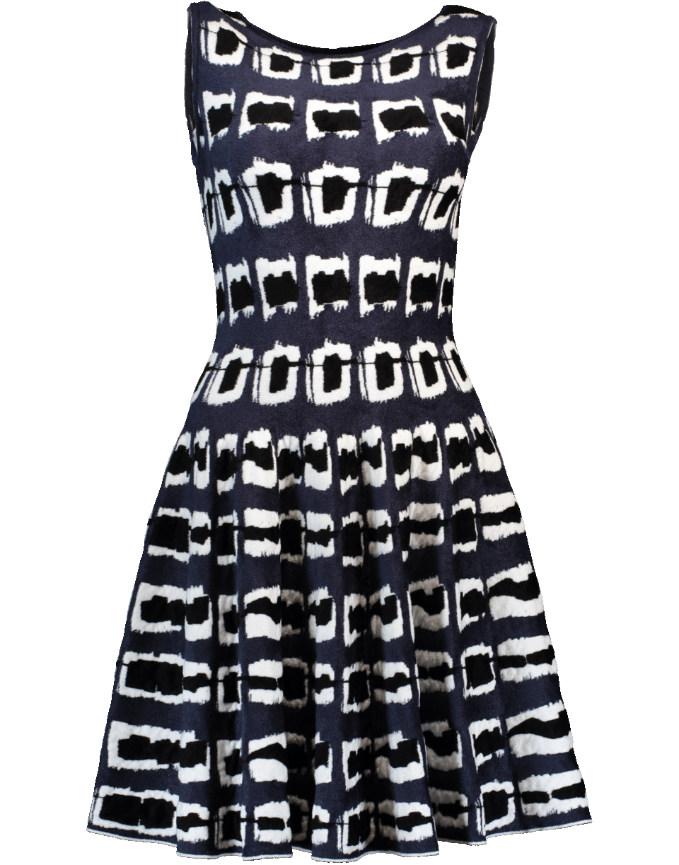 ANTONINO VALENTI-Amneris Chenille Skater Dress-