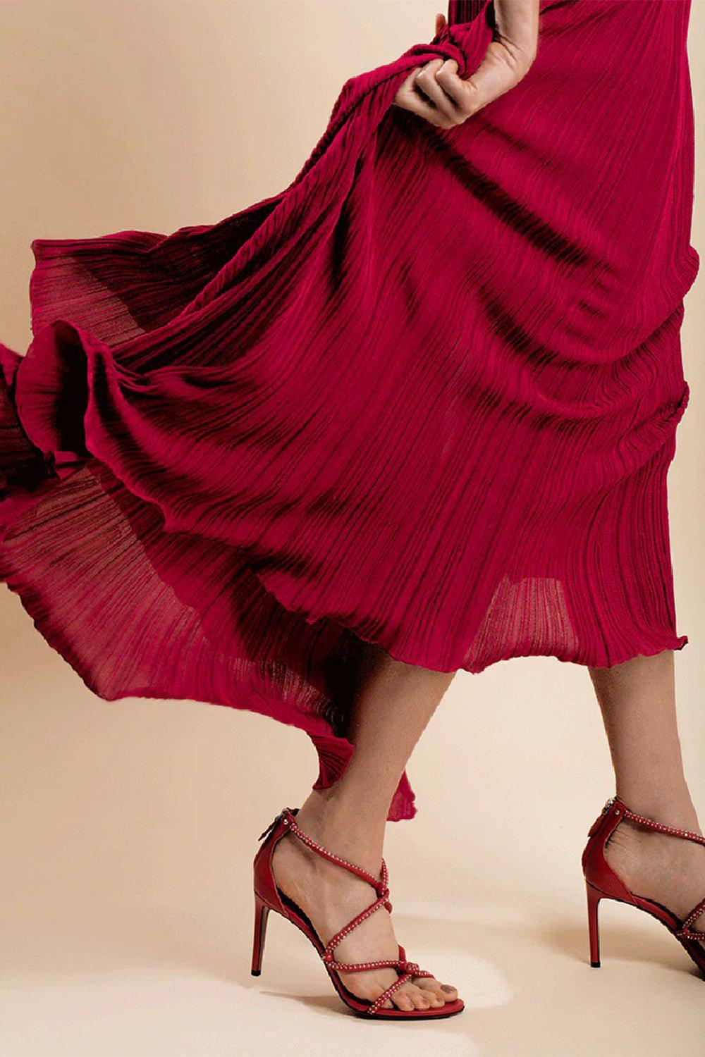 ANTONINO VALENTI-Cibele Plisse Dress-