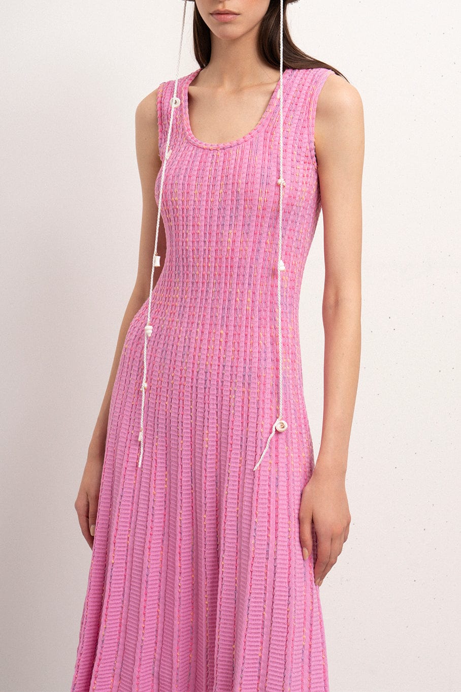 ANTONINO VALENTI-Sara Sleeveless Dress - Pink Lilac-