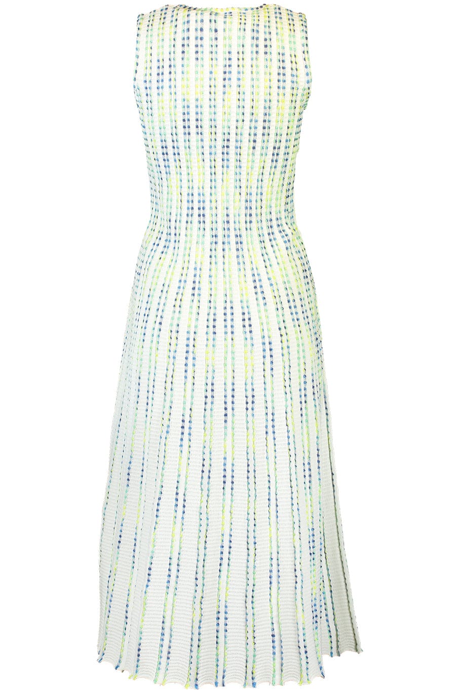 ANTONINO VALENTI-Sara Sleeveless Dress - White Green-