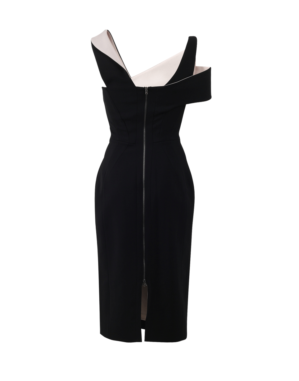 Asymmetrical Sheath Dress