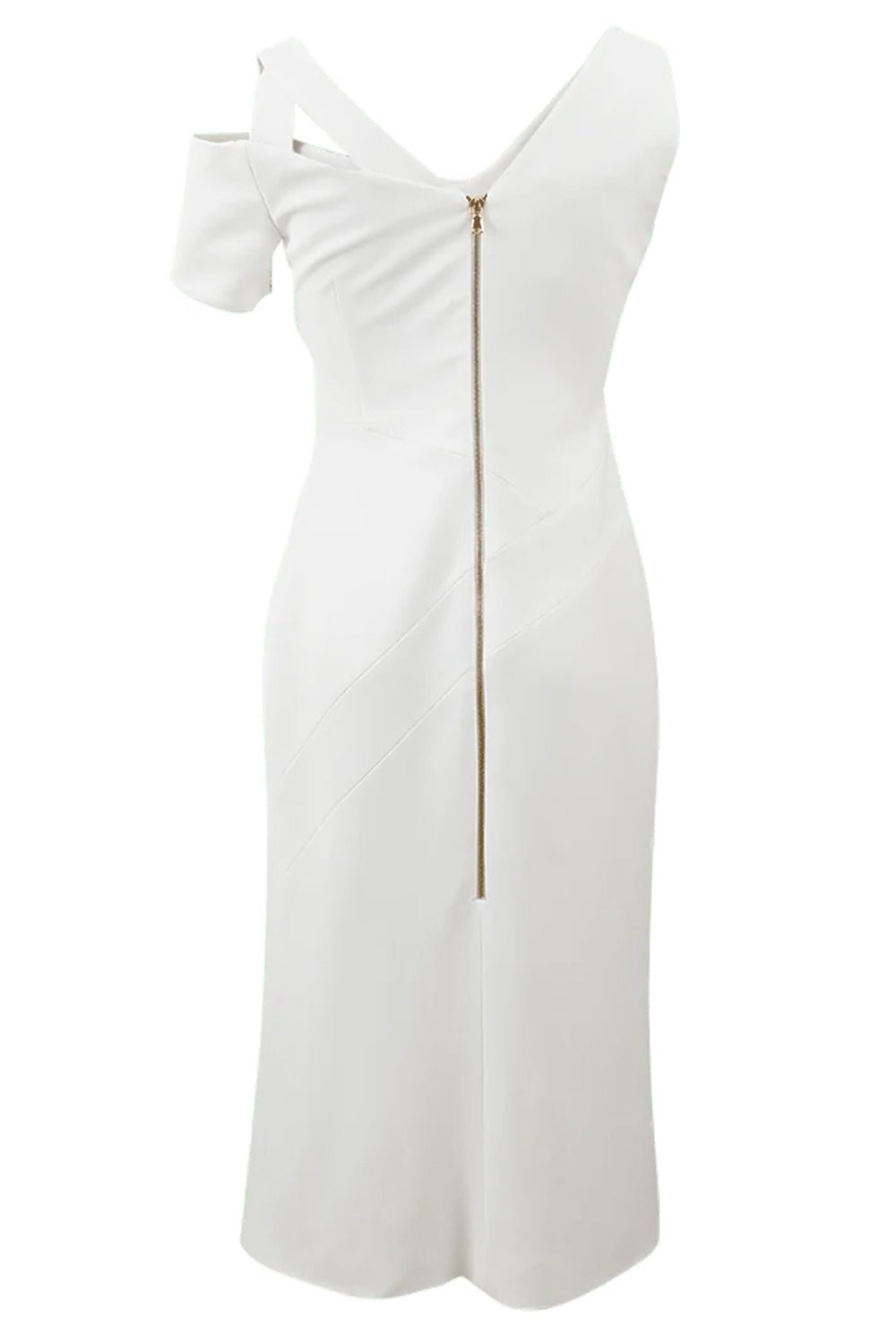 Antonio Berardi Embroidered Midi Dress - White Antonio Berardi Embroidered Midi Dress - White