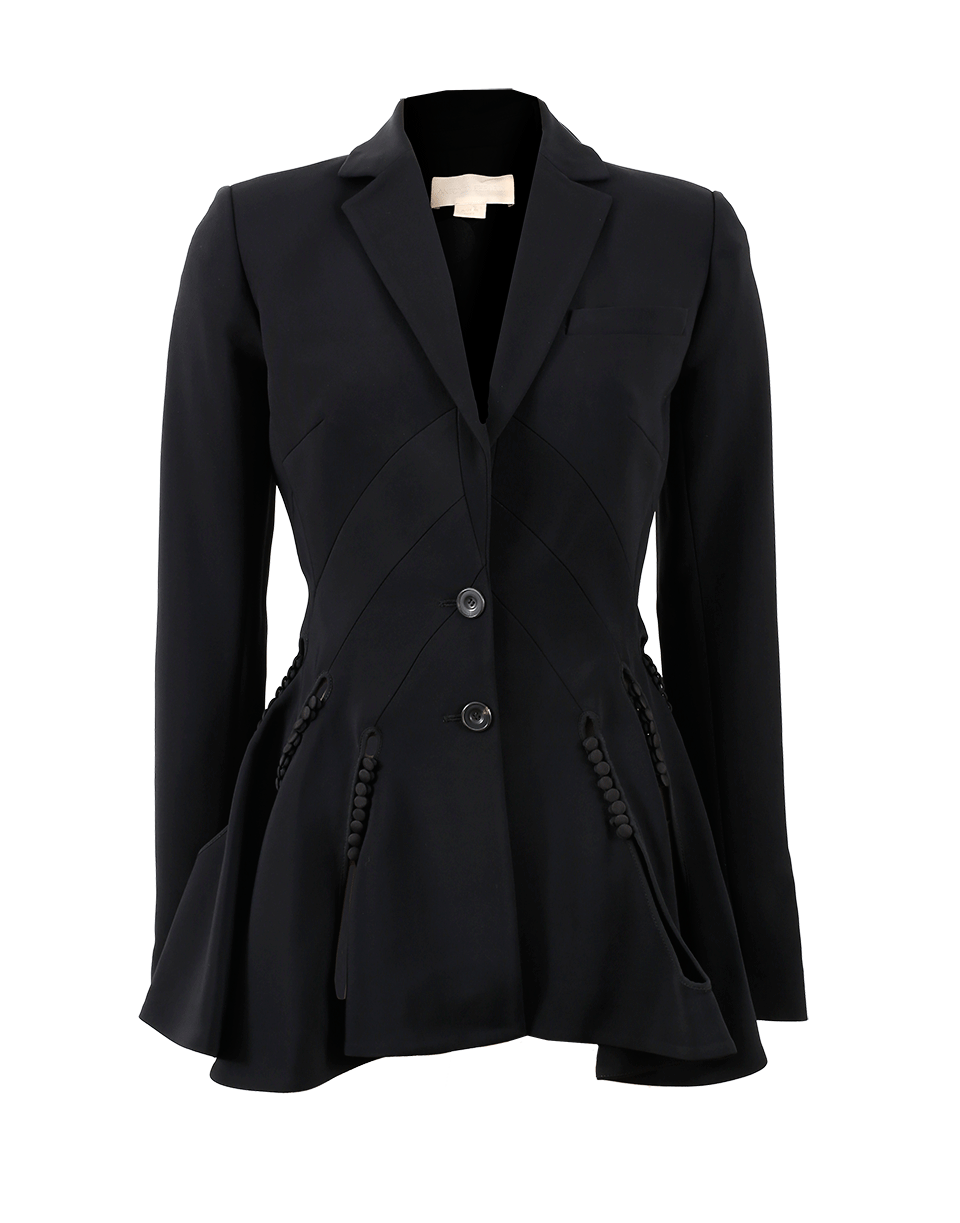 ANTONIO BERARDI-Layered Cut Out Blazer-