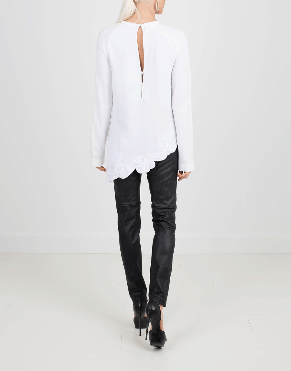 ANTONIO BERARDI-Lace Hem Tunic-
