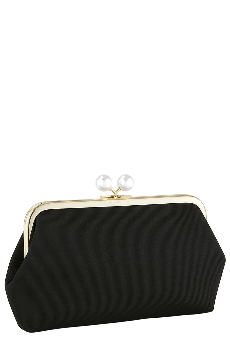 ANYA HINDMARCH-Maud Pearls Clutch - Black-BLACK