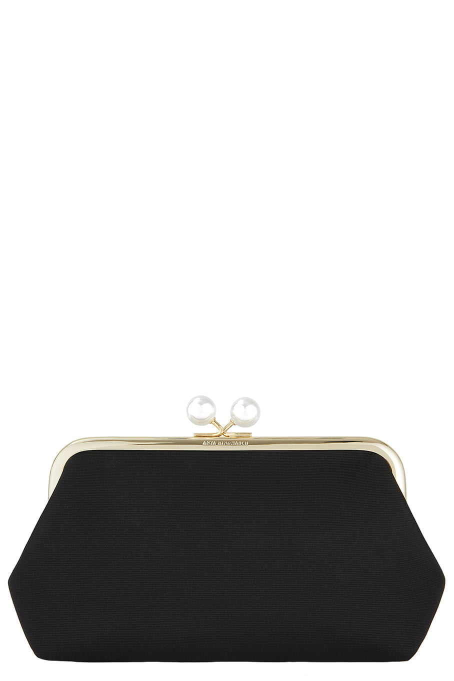 ANYA HINDMARCH-Maud Pearls Clutch - Black-BLACK