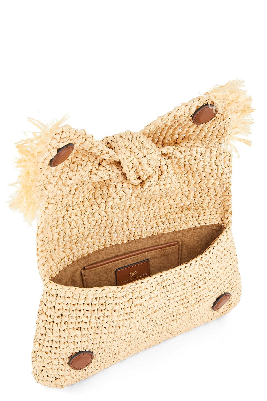 ANYA HINDMARCH-Bow Clutch - Natural-NATURAL