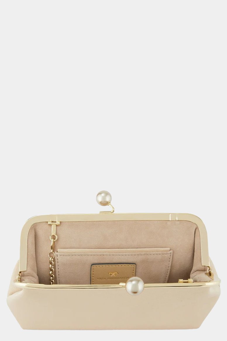 ANYA HINDMARCH-Maud Pearls Clutch - Poricini-PORCINI