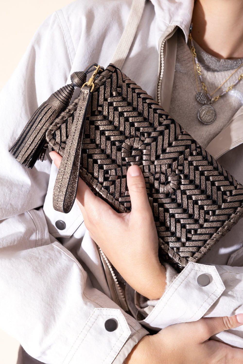 Neeson Tassel Clutch - Smog | ANYA HINDMARCH – Marissa Collections