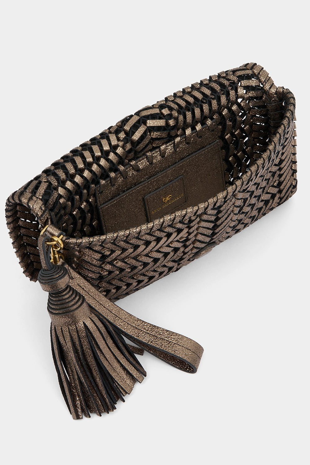 Neeson Tassel Clutch - Smog | ANYA HINDMARCH – Marissa Collections