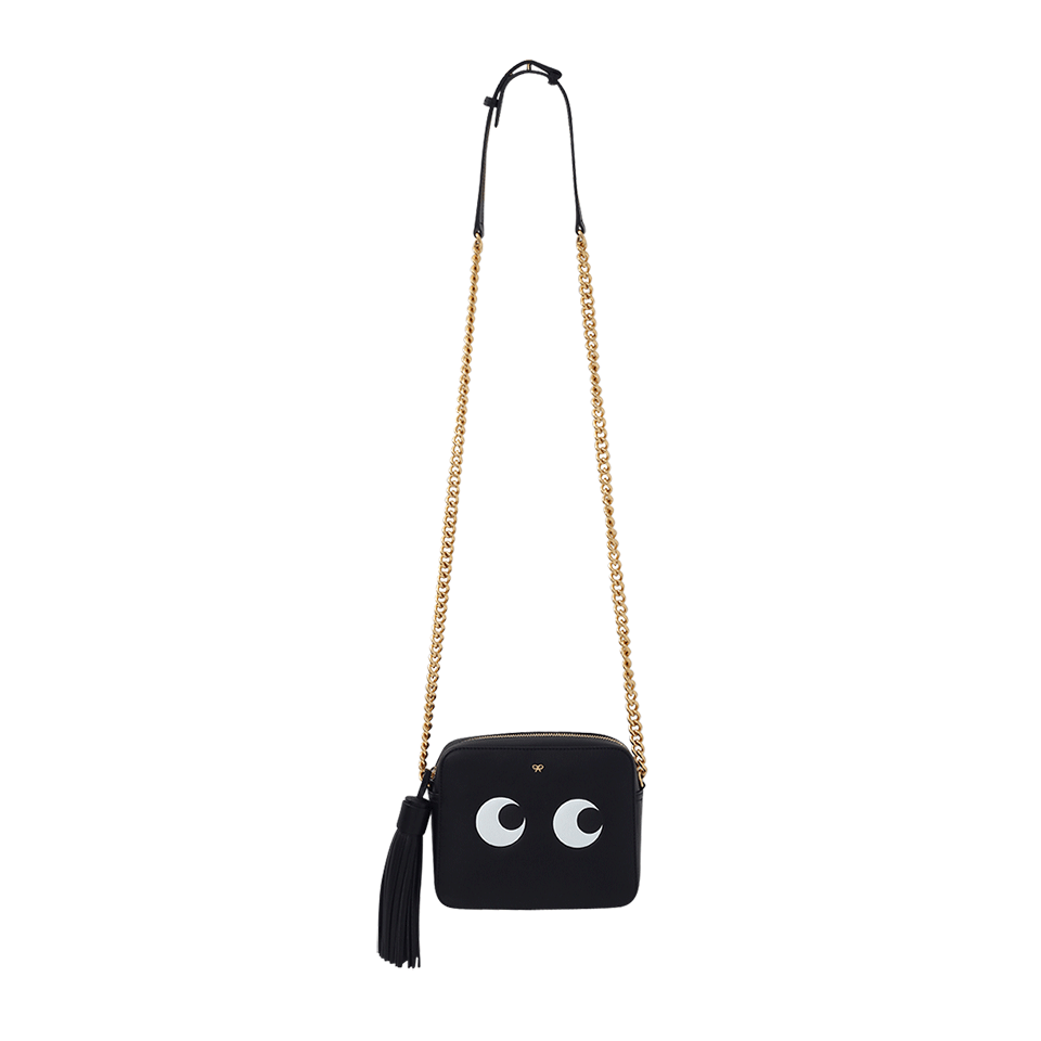 ANYA HINDMARCH-Eyes Right Crossbody-BLACK