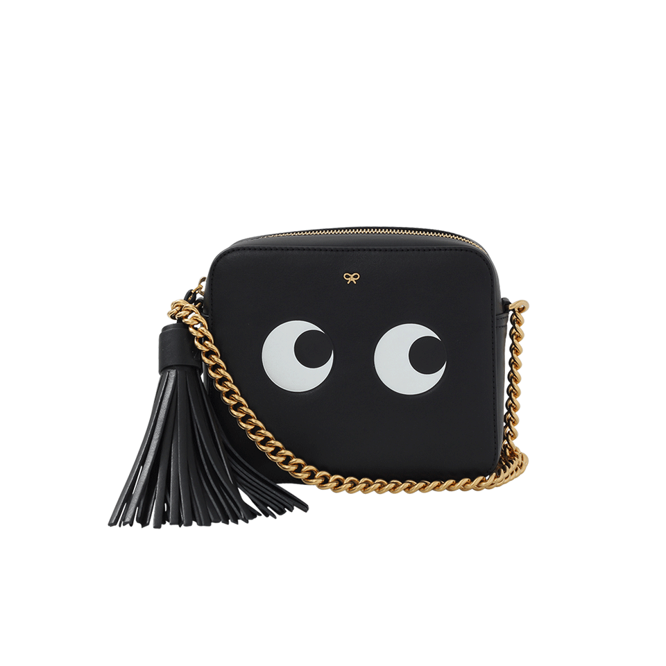 ANYA HINDMARCH-Eyes Right Crossbody-BLACK
