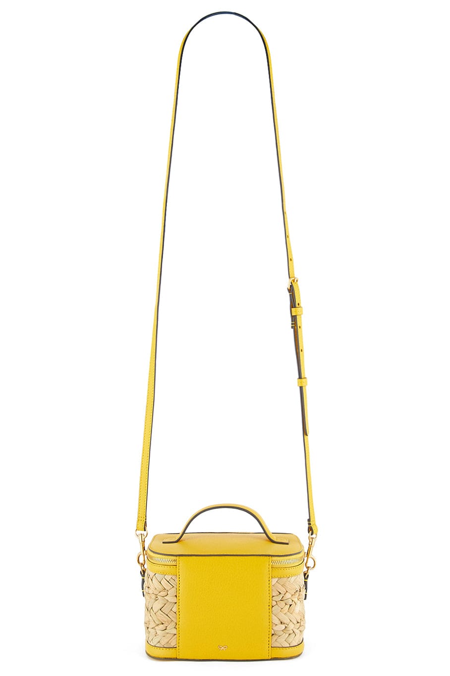 ANYA HINDMARCH-Bits And Bobs Crossbody Bag-NATURAL YELLOW