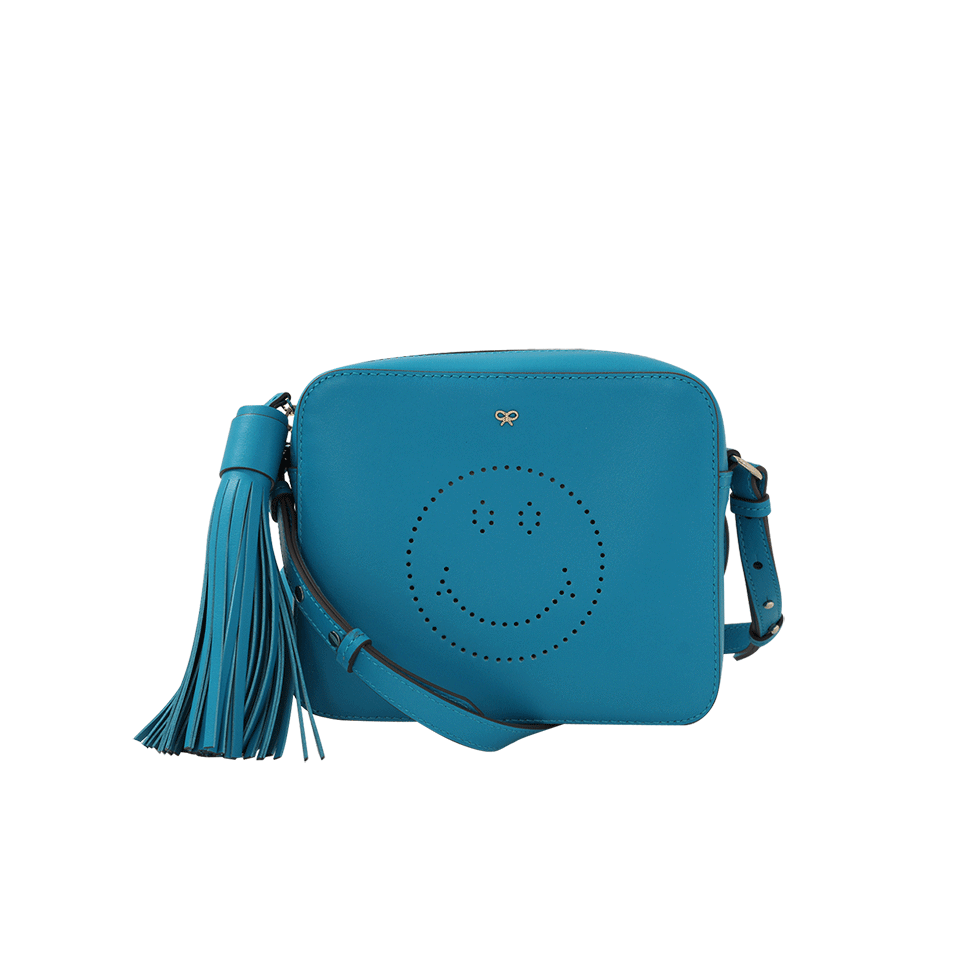 ANYA HINDMARCH-Smiley Crossbody-PETROL