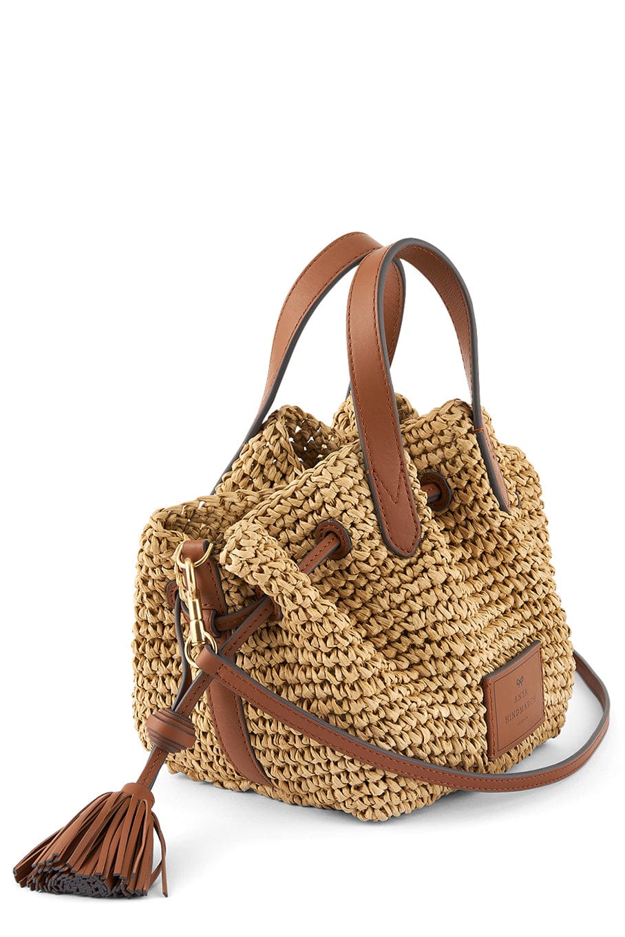 ANYA HINDMARCH-Drawstring Tote-NATURAL