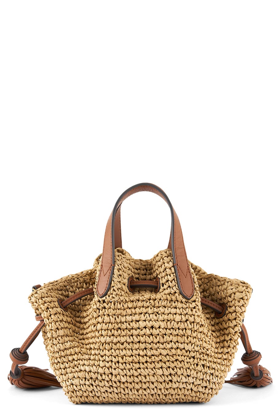 ANYA HINDMARCH-Drawstring Tote-NATURAL