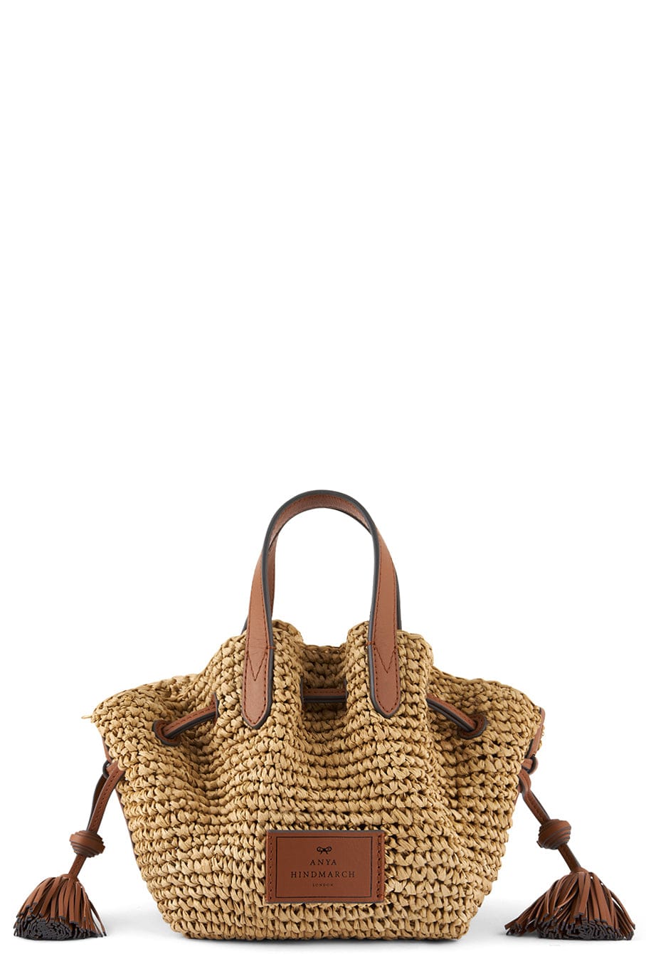 ANYA HINDMARCH-Drawstring Tote-NATURAL