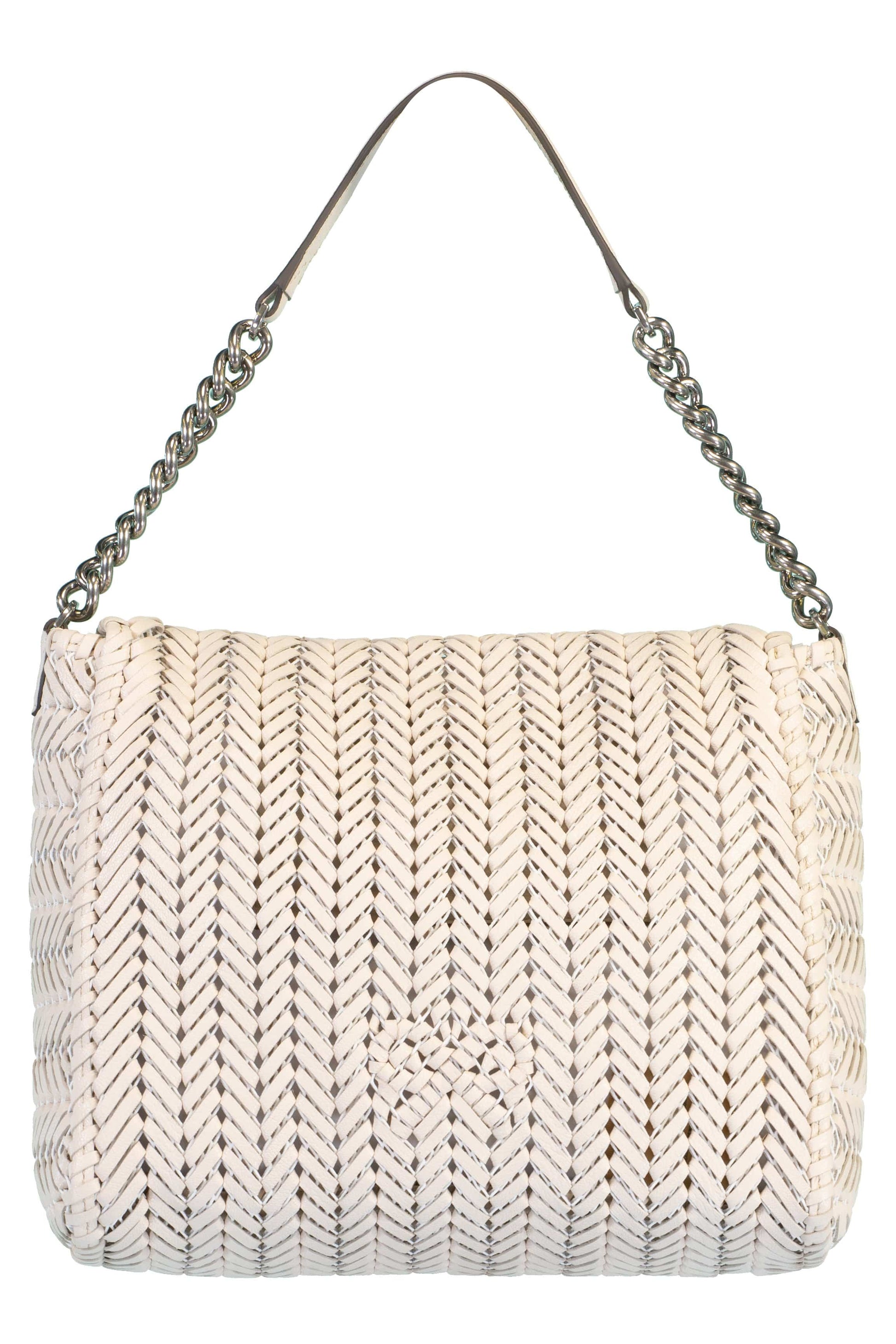 ANYA HINDMARCH-The Neeson Chain Shoulder Bag-CHALK