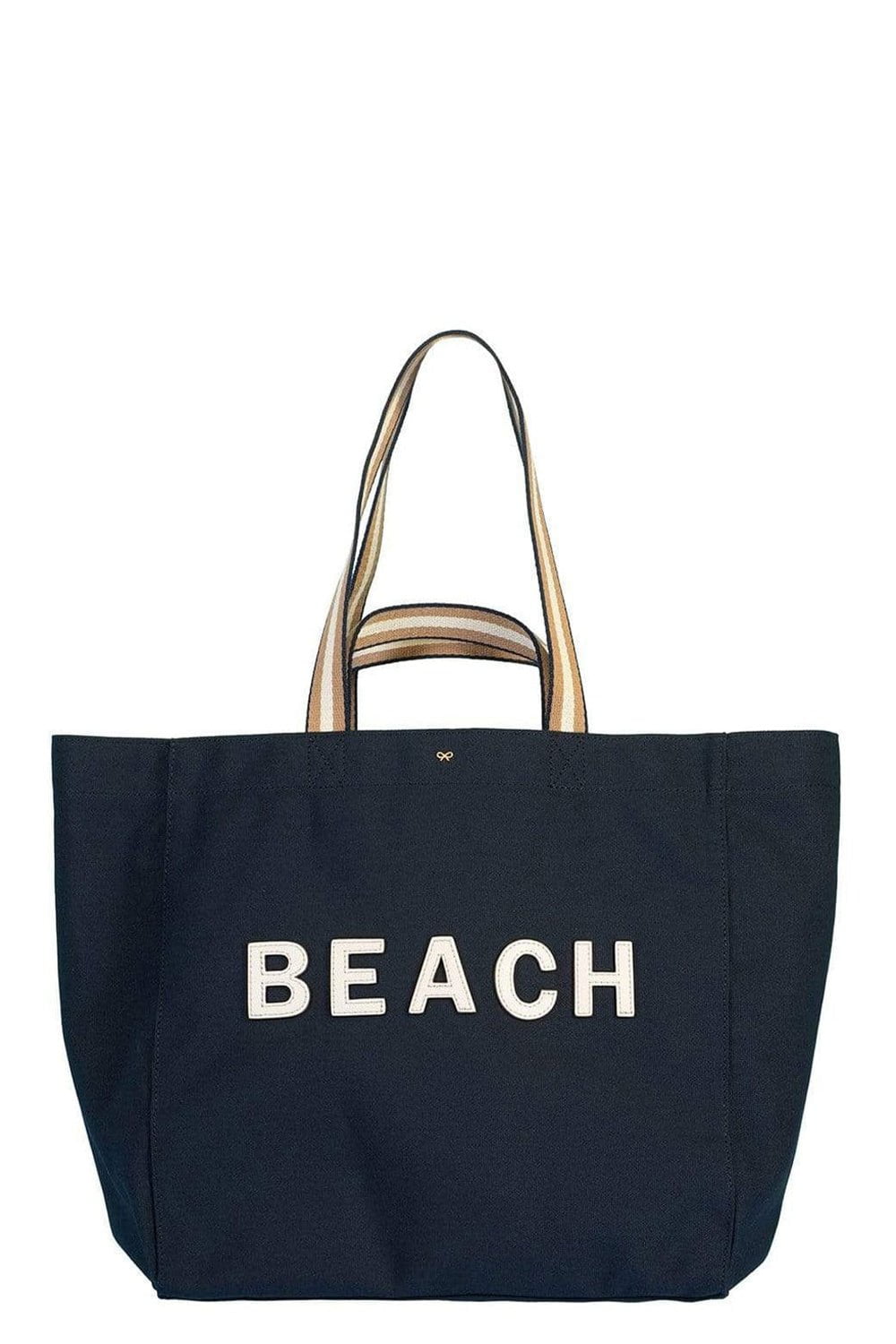 ANYA HINDMARCH-Household Tote Beach Canvas-MARINE