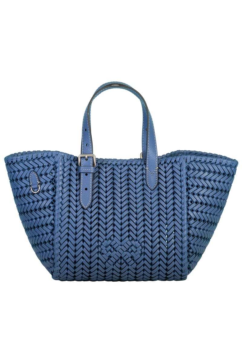 ANYA HINDMARCH-The Neeson Square Tote - Periwinkle-PRIWIKLE