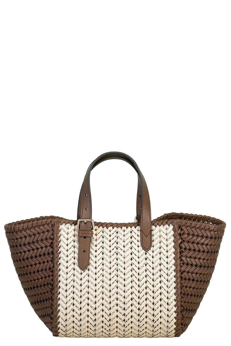 ANYA HINDMARCH-The Neeson Square Small Tote-VOL/CHLK