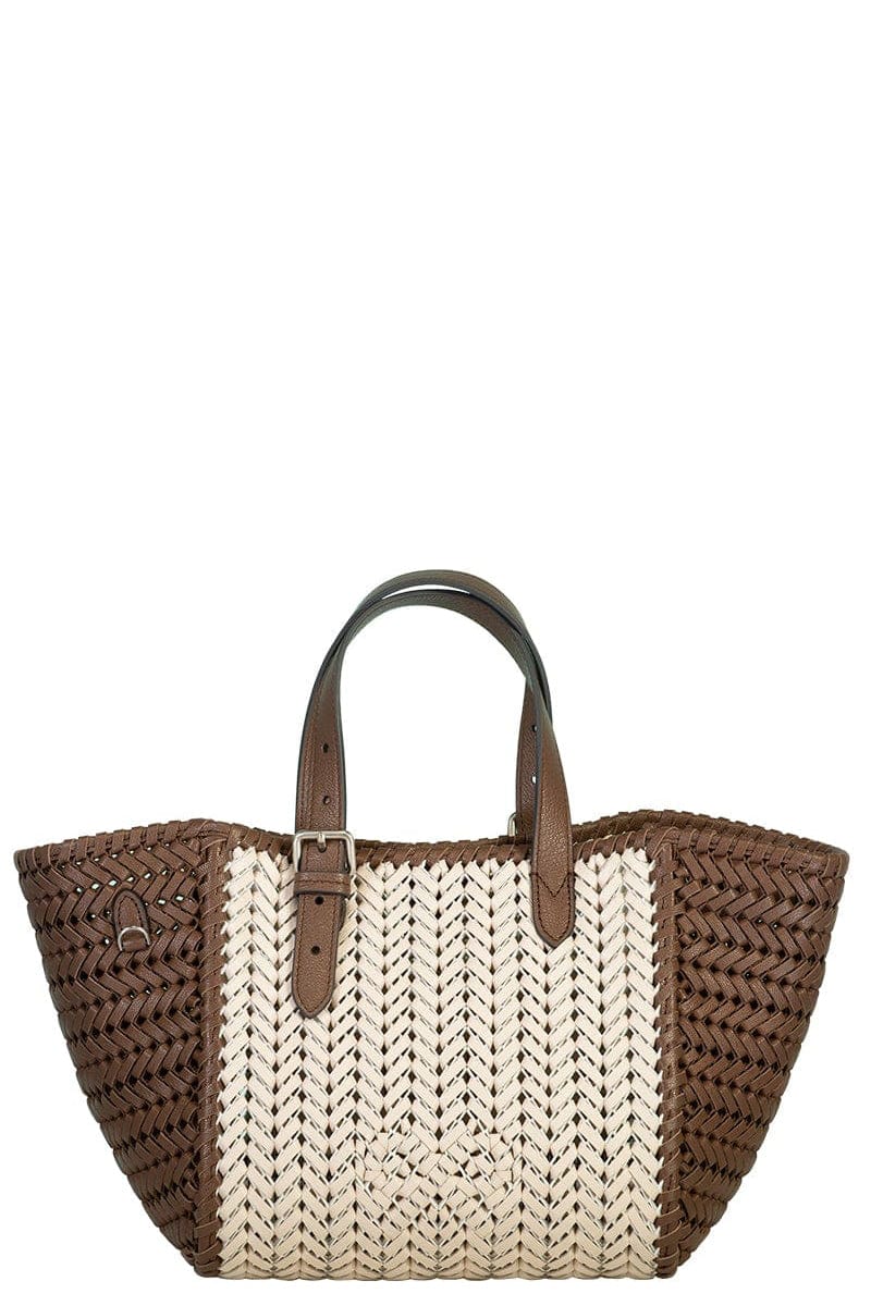 ANYA HINDMARCH-The Neeson Square Small Tote-VOL/CHLK