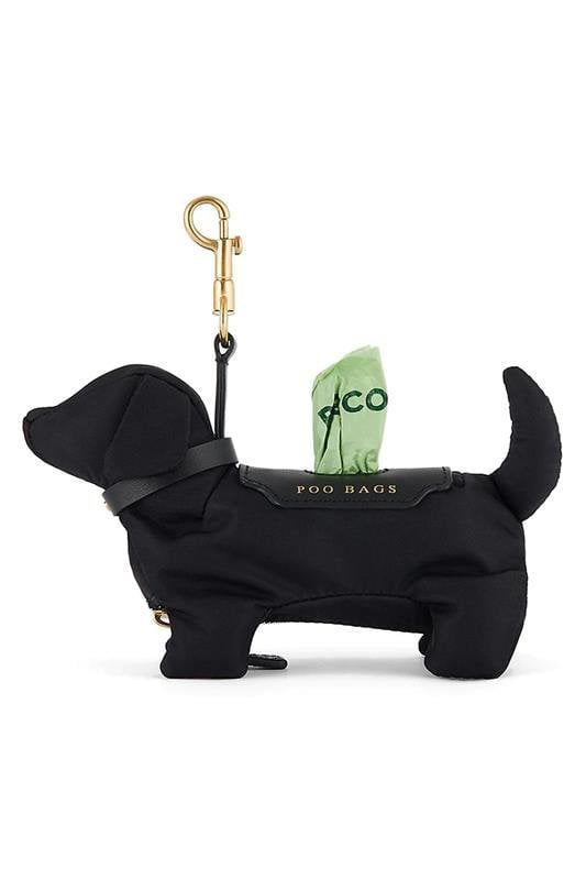 ANYA HINDMARCH-Charm Dog Poo Bag-INK