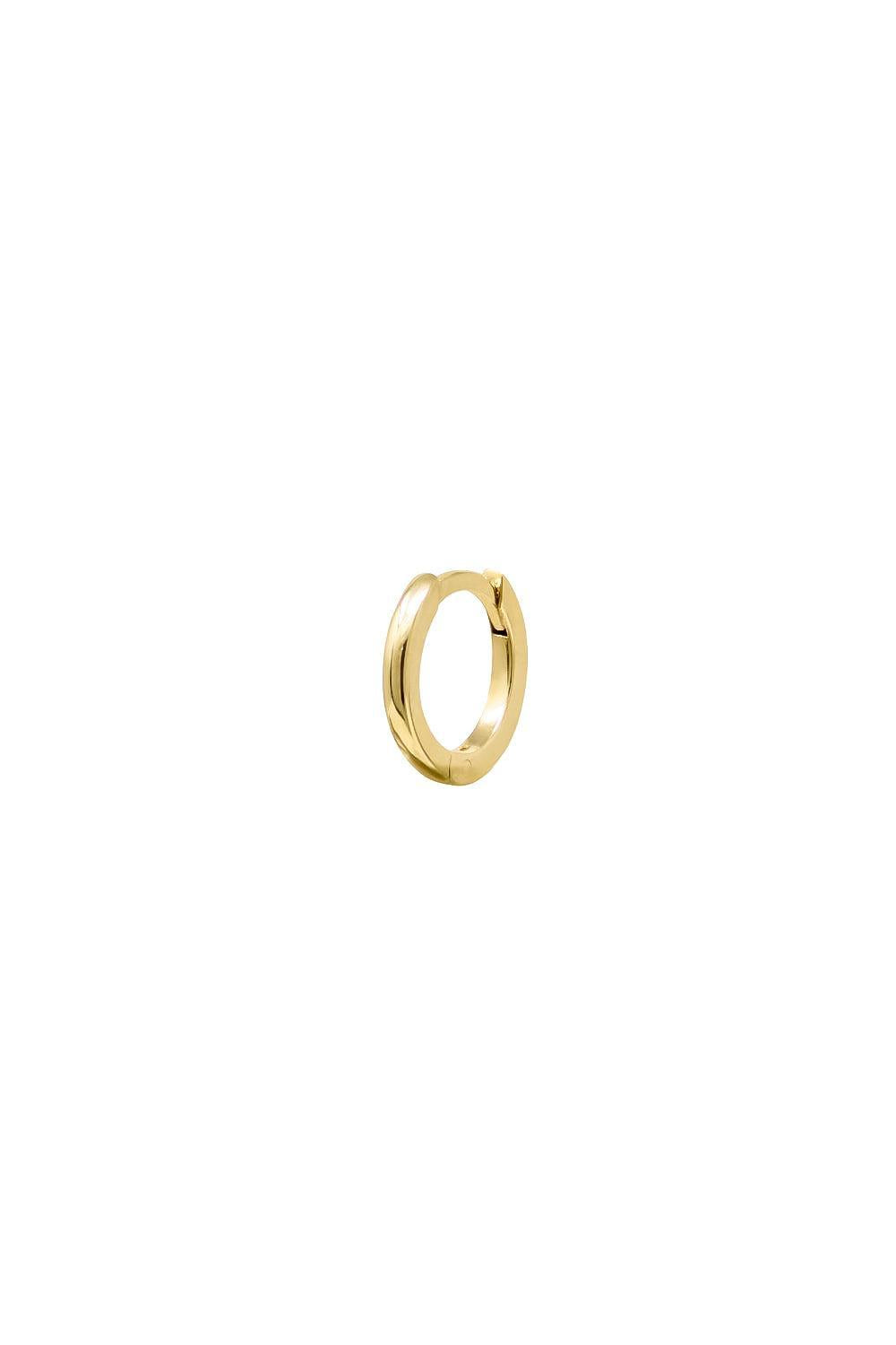 Classique Huggie Earring - 10mm-YELLOW GOLD-JEWELRYFINE JEWELEARRING-ANZIE
