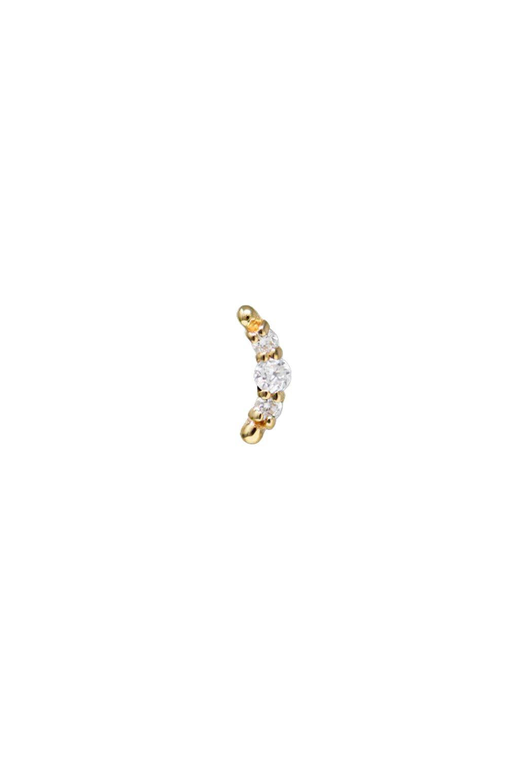 Diamond Soldera Croissant Ear Crawler-YELLOW GOLD-LEFT-JEWELRYFINE JEWELEARRING-ANZIE
