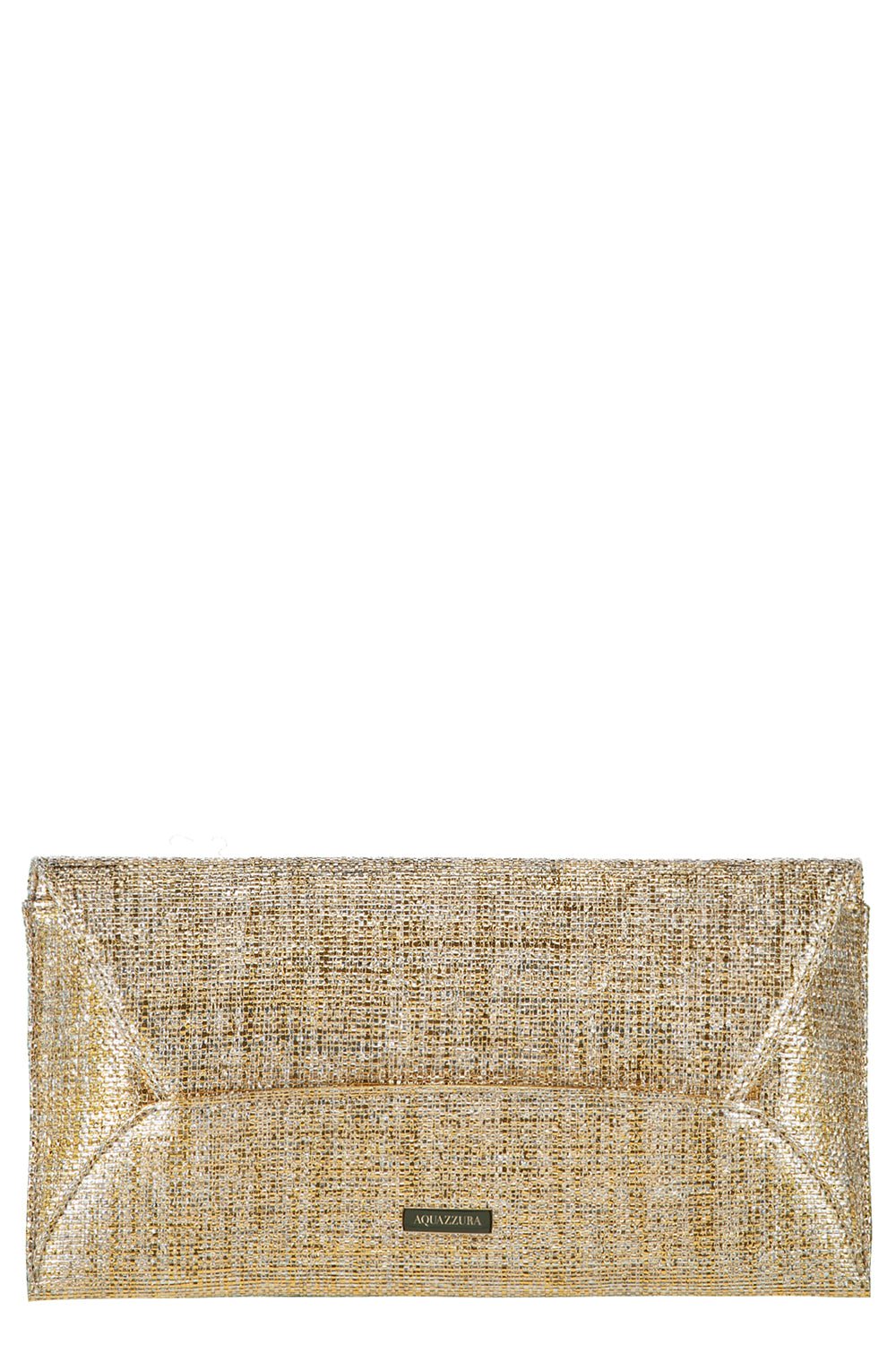 AQUAZZURA-Envelope Clutch - Gold-GLDLTGLD