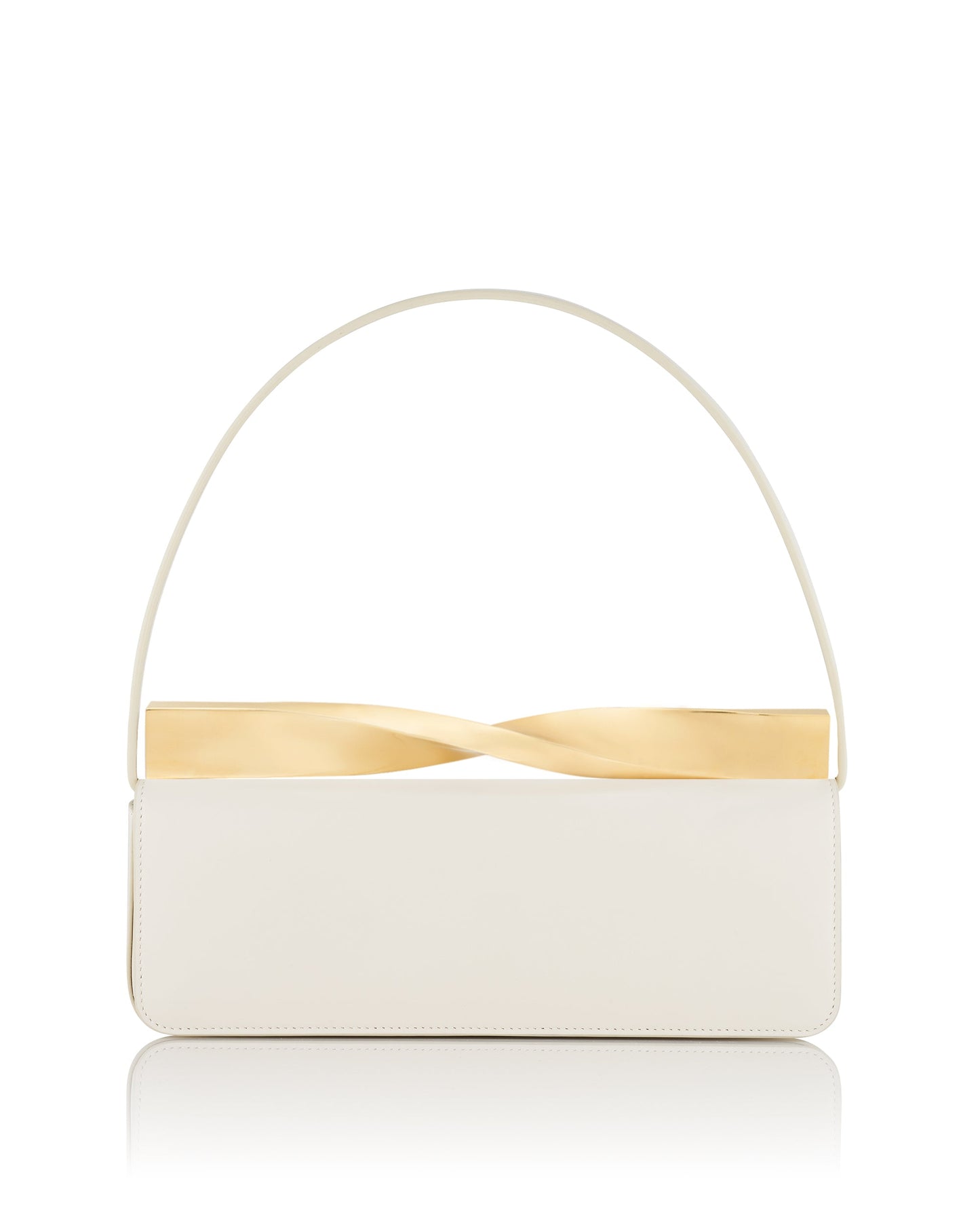 AQUAZZURA-Twist Shoulder E/W Bag-PNACTAGL