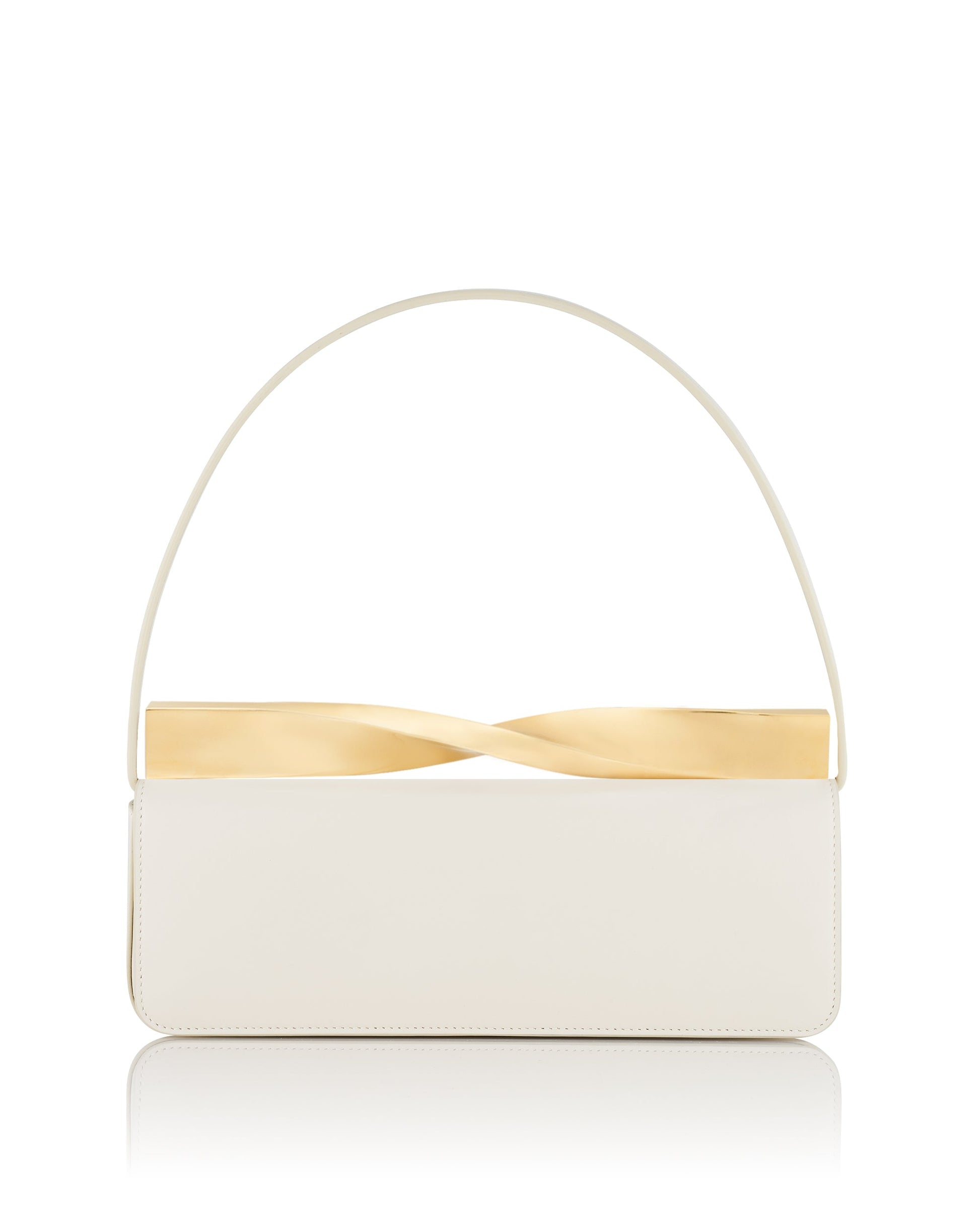 AQUAZZURA-Twist Shoulder E/W Bag-PNACTAGL