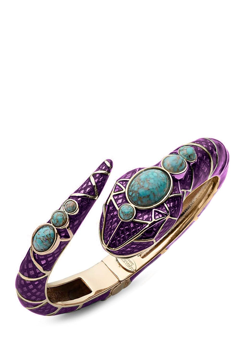 AQUAZZURA-Serpente Bangle Bracelet - Purple-PURPLE GOLD
