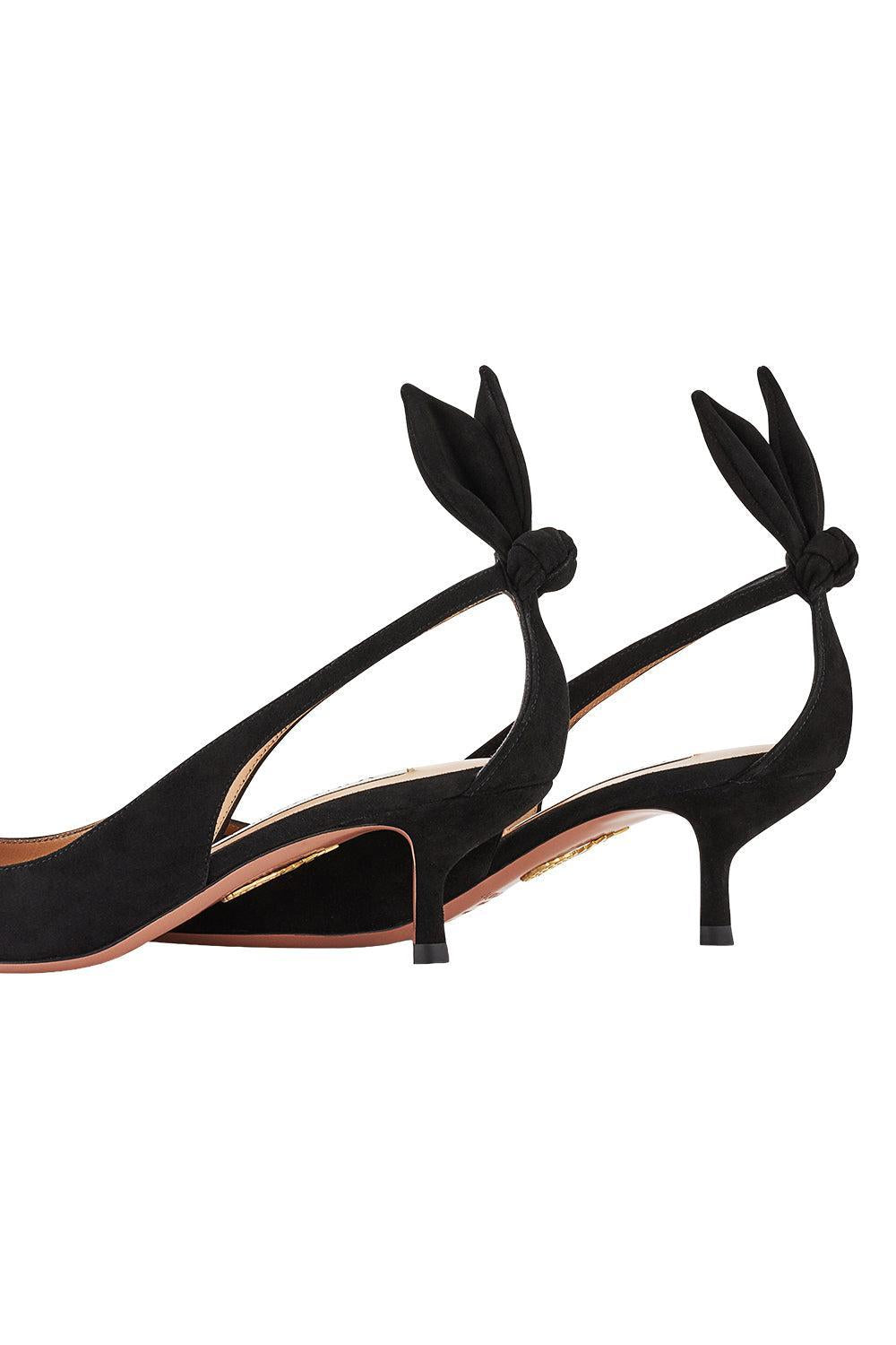 Bow Tie Pump 50 - Black-BLACK-36-SHOEPUMP-AQUAZZURA
