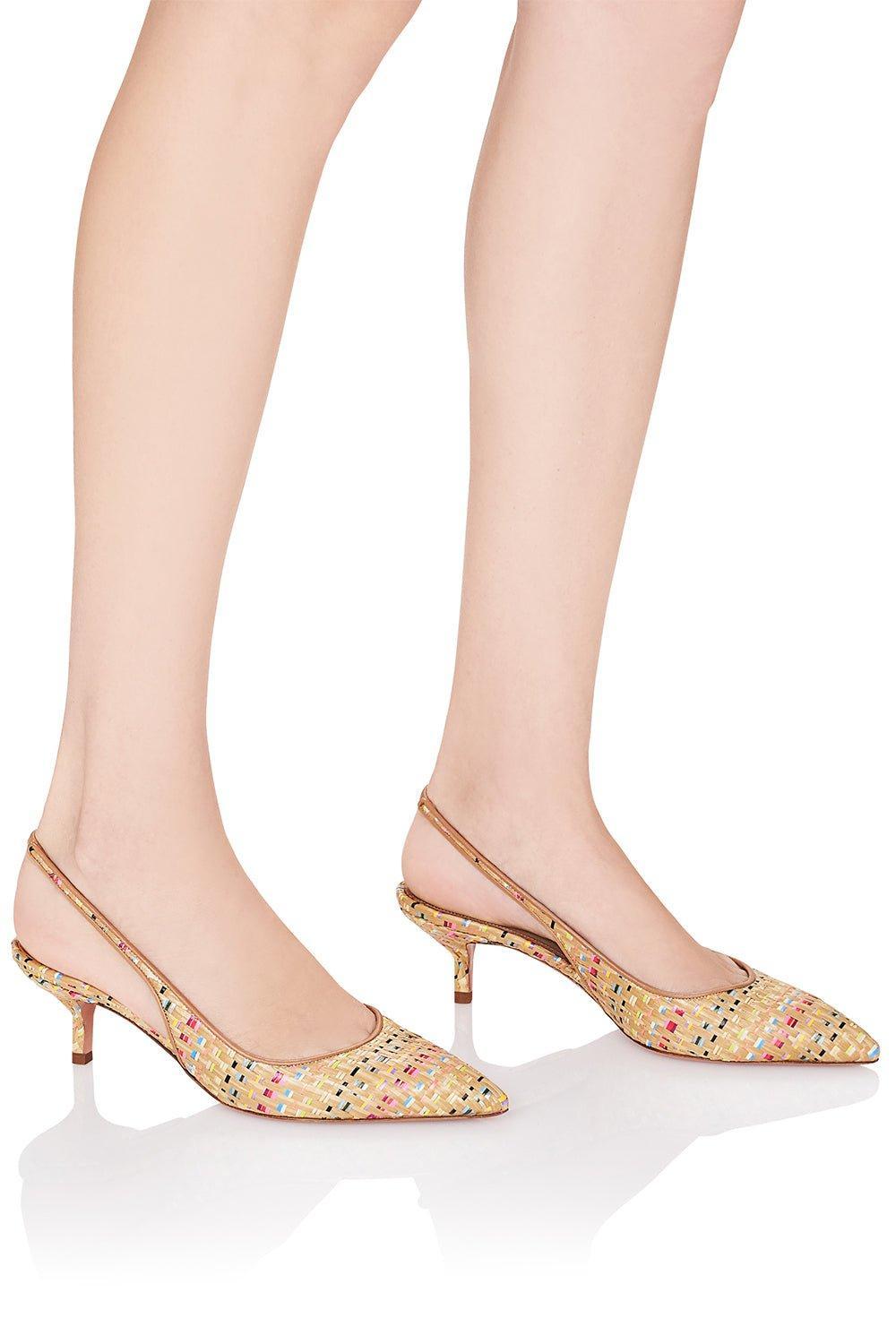 AQUAZZURA-Purist Slingback- Rainbow-