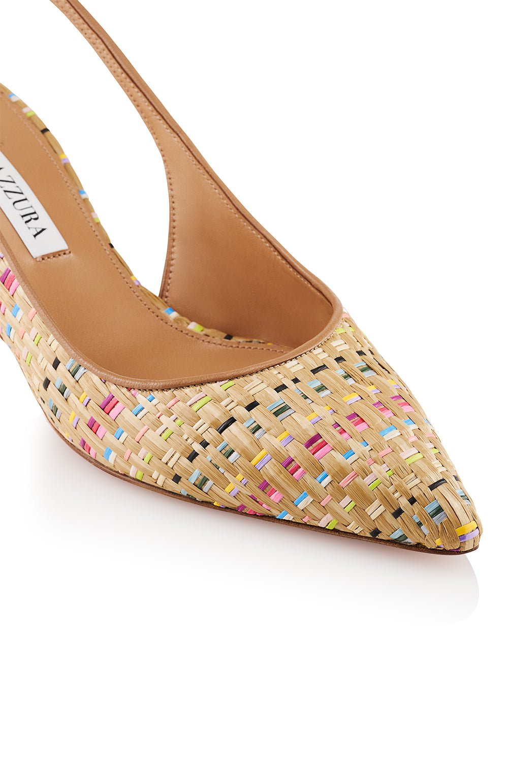 AQUAZZURA-Purist Slingback- Rainbow-