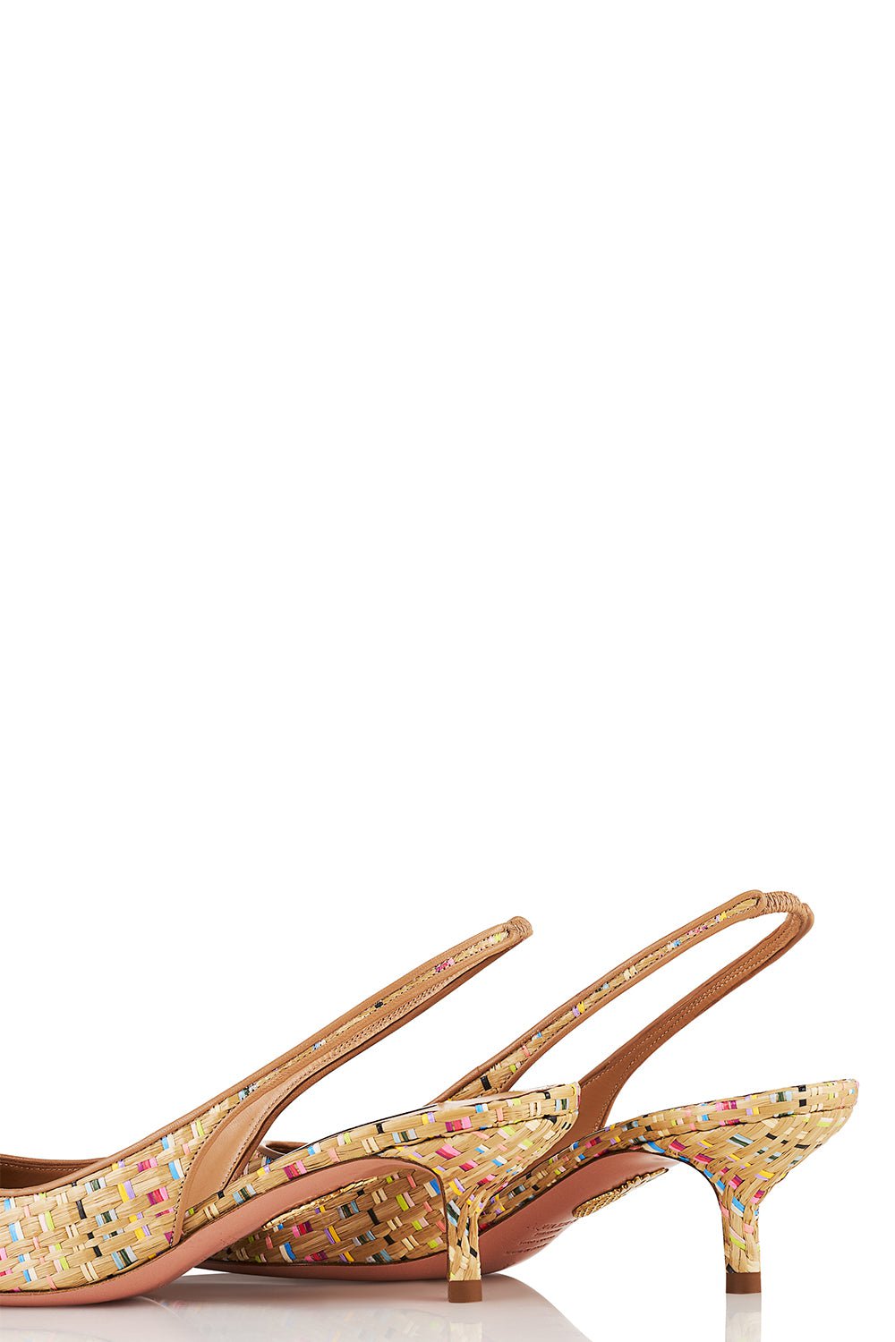 AQUAZZURA-Purist Slingback- Rainbow-