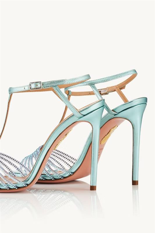 AQUAZZURA-Amore Mio Crystal Sandal 105-