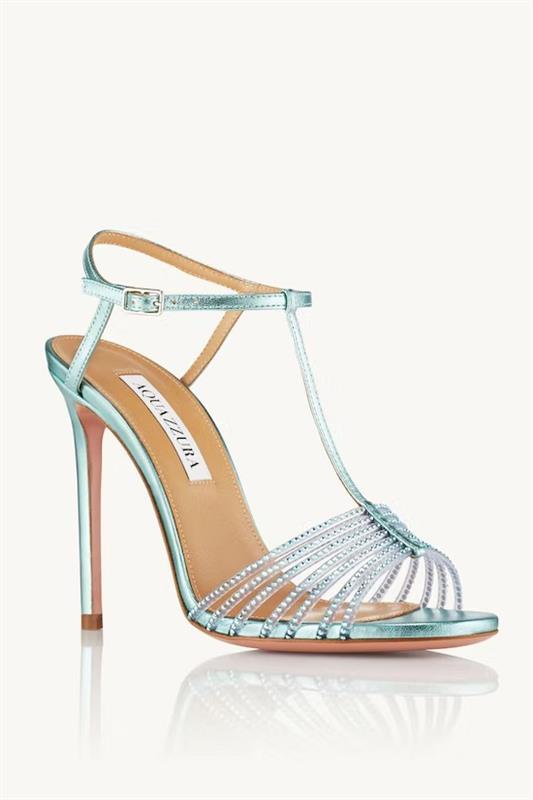 AQUAZZURA-Amore Mio Crystal Sandal 105-