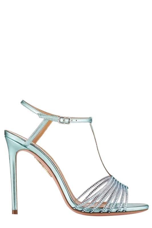 AQUAZZURA-Amore Mio Crystal Sandal 105-