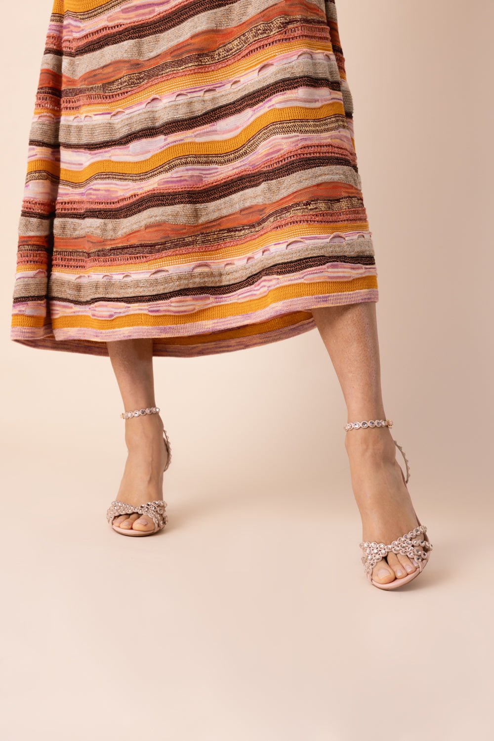 AQUAZZURA-Tequila Sandal 85 - Mademoiselle Pink-