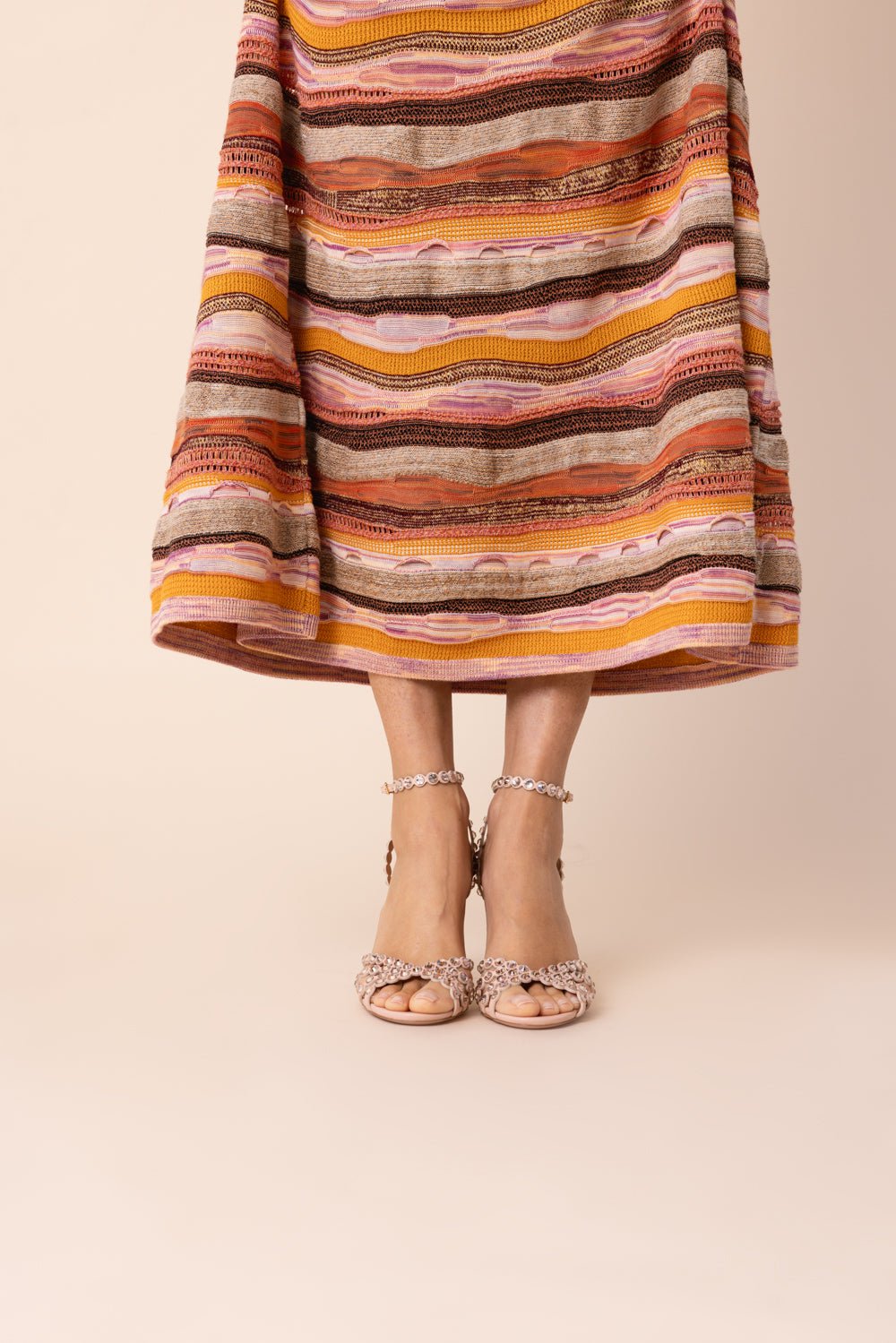 AQUAZZURA-Tequila Sandal 85 - Mademoiselle Pink-